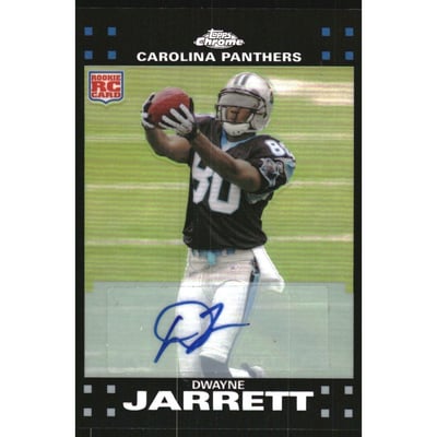 2007 Topps Chrome Rookie Autographs Refractors #TC202 Dwayne Jarrett
