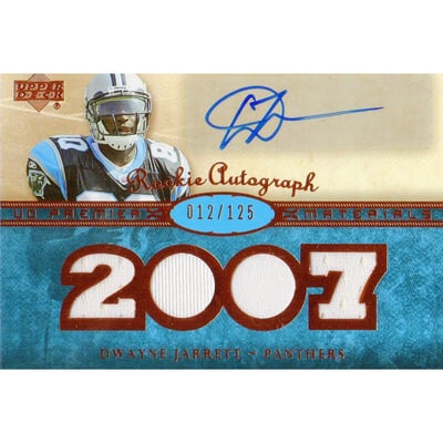 2007 Upper Deck Premier Rookie Autographed Materials Bronze #146 Dwayne Jarrett