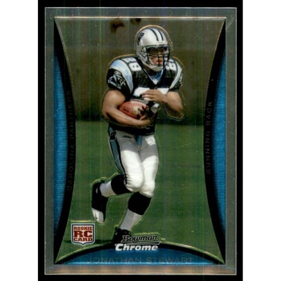 2008 Bowman Chrome Rookies Silver #BC75 Jonathan Stewart