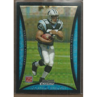 2008 Bowman Chrome Xfractors #BC75 Jonathan Stewart