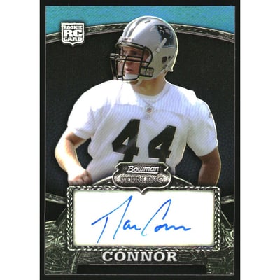 2008 Bowman Sterling Black Refractors #108 Dan Connor AU