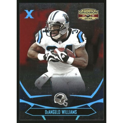 2008 Donruss Gridiron Gear Platinum Holofoil X's #15 DeAngelo Williams