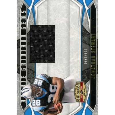2008 Donruss Gridiron Gear Rookie Gridiron Gems Jerseys #222 Jonathan Stewart