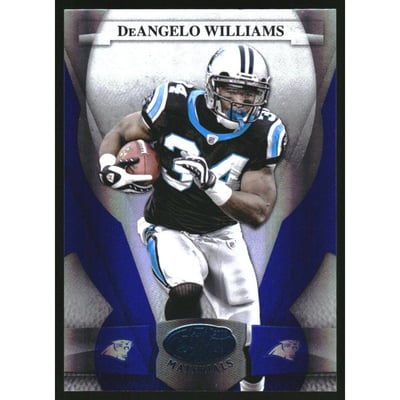 2008 Leaf Certified Materials Mirror Blue #17 DeAngelo Williams