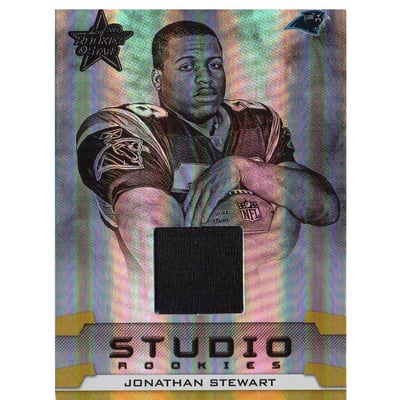 2008 Leaf Rookies and Stars Studio Rookies Materials #12 Jonathan Stewart