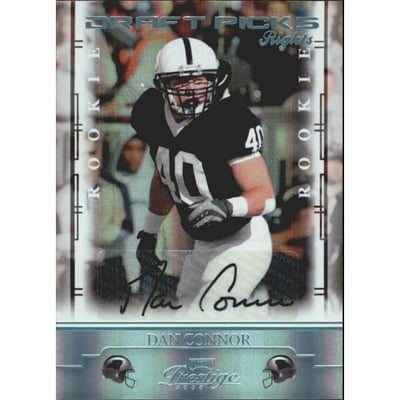 2008 Playoff Prestige Draft Picks Rights Autographs #121 Dan Connor/250
