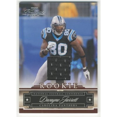 2008 Playoff Prestige Rookie Review Materials #165 Dwayne Jarrett