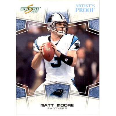 2008 Score Artist's Proof #40 Matt Moore