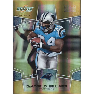 2008 Select Gold Zone #42 DeAngelo Williams