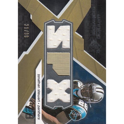 2008 SPx Winning Materials SPX Dual 99 #WMJS Jonathan Stewart