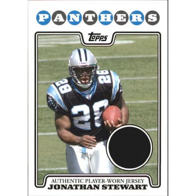 2008 Topps Rookie Premiere Jersey #RPRJS Jonathan Stewart A