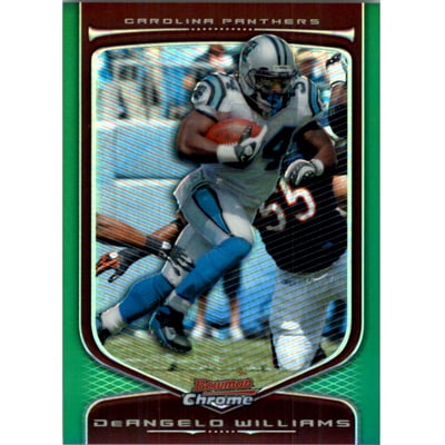 2009 Bowman Chrome Green Refractors #46 DeAngelo Williams