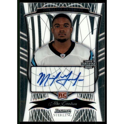 2009 Bowman Sterling #125 Mike Goodson AU RC