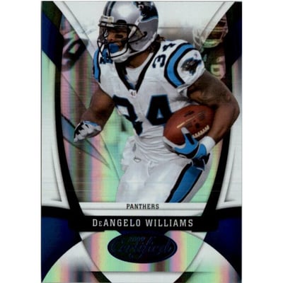 2009 Certified Mirror Blue #18 DeAngelo Williams