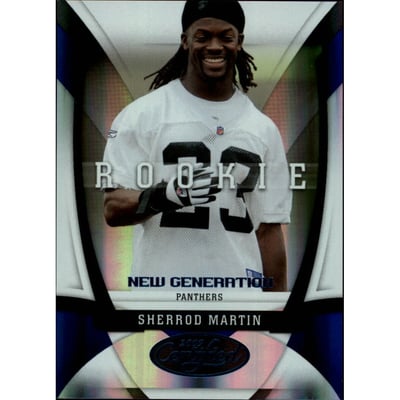 2009 Certified Mirror Blue #194 Sherrod Martin