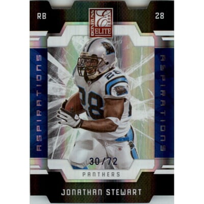2009 Donruss Elite Aspirations #16 Jonathan Stewart/72