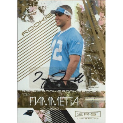 2009 Donruss Rookies and Stars Longevity Autographs #195 Tony Fiammetta/250