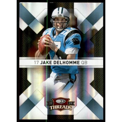 2009 Donruss Threads Platinum Holofoil #14 Jake Delhomme