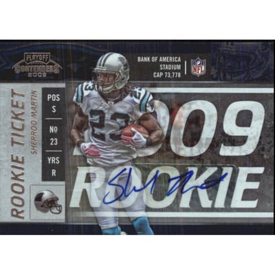 2009 Playoff Contenders #202 Sherrod Martin AU RC