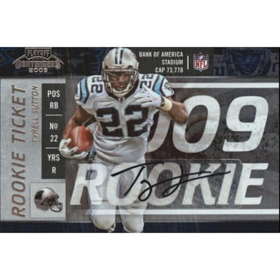 2009 Playoff Contenders #207 Tyrell Sutton AU/440* RC