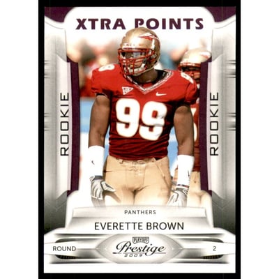 2009 Playoff Prestige Xtra Points Purple #137 Everette Brown