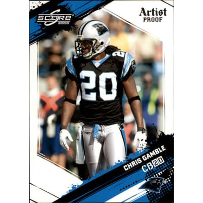 2009 Score Artist's Proof #39 Chris Gamble