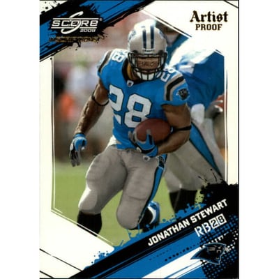 2009 Score Inscriptions Artist's Proof #44 Jonathan Stewart