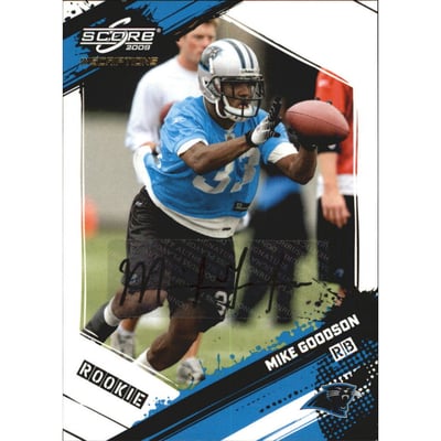 2009 Score Inscriptions Autographs #373 Mike Goodson/599