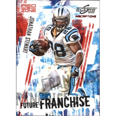 2009 Score Inscriptions Future Franchise Red Zone #12 Jonathan Stewart