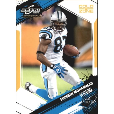 2009 Score Inscriptions Gold Zone #45 Muhsin Muhammad