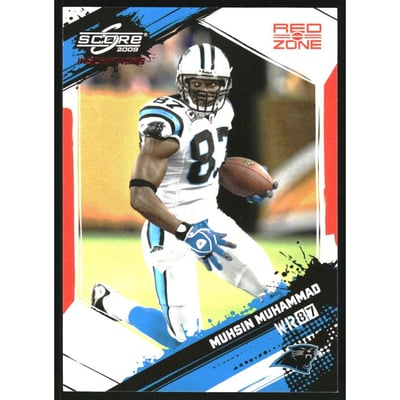 2009 Score Inscriptions Red Zone #45 Muhsin Muhammad
