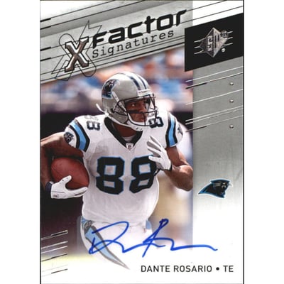 2009 SPx X-Factor Autographs #XDR Dante Rosario