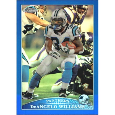 2009 Topps Chrome Blue Refractors #TC80 DeAngelo Williams