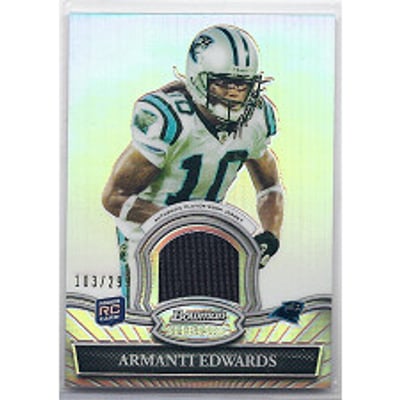 2010 Bowman Sterling Refractors #BSRAE Armanti Edwards JSY