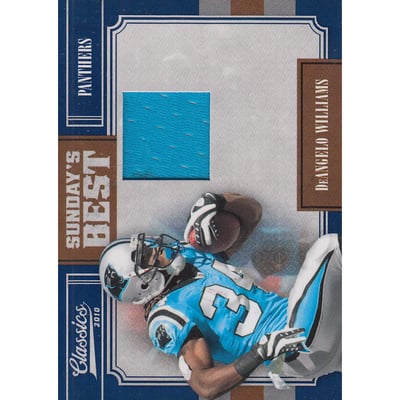 2010 Classics Sunday's Best Jerseys #12 DeAngelo Williams/299
