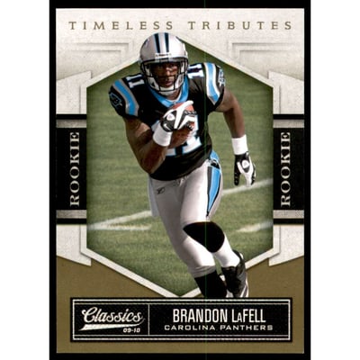 2010 Classics Timeless Tributes Gold #113 Brandon LaFell