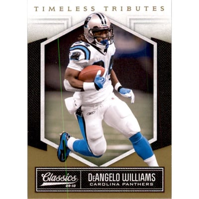 2010 Classics Timeless Tributes Gold #13 DeAngelo Williams