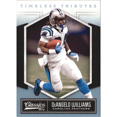 2010 Classics Timeless Tributes Platinum #13 DeAngelo Williams