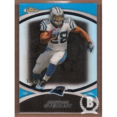 2010 Finest Black Refractors #86 Jonathan Stewart