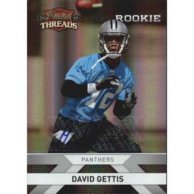 2010 Panini Threads Autographs Silver #222 David Gettis/499