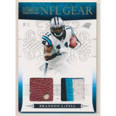 2010 Playoff National Treasures NFL Gear Prime #12 Brandon LaFell