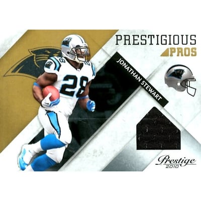 2010 Prestige Prestigious Pros Materials Gold #26 Jonathan Stewart
