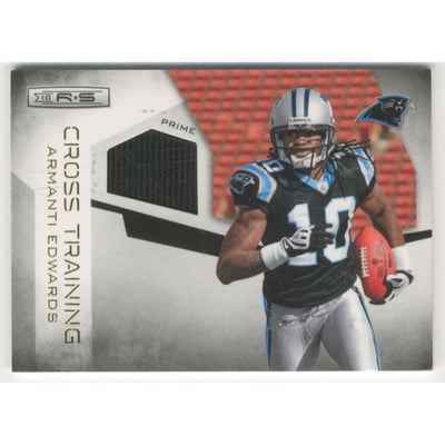 2010 Rookies and Stars Crosstraining Materials Prime #29 Armanti Edwards