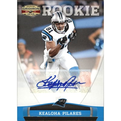 2011 Panini Gridiron Gear Autographs Gold #183 Kealoha Pilares/299