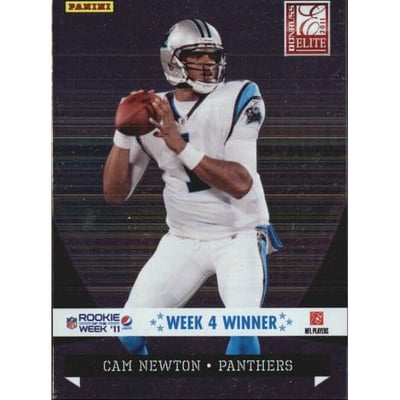 2011 Panini Pepsi Rookie of the Week #4 Cam Newton Elite
