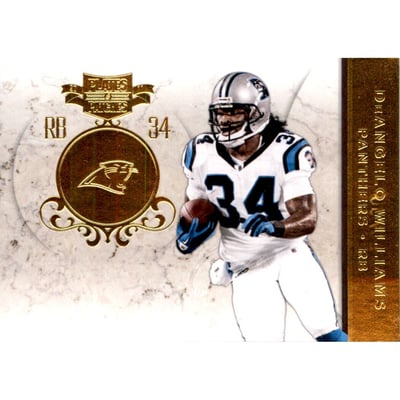 2011 Panini Plates and Patches Gold #79 DeAngelo Williams