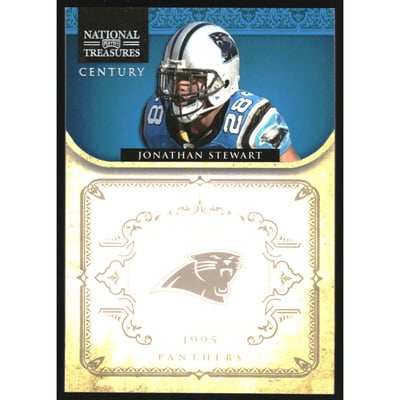 2011 Playoff National Treasures Century Silver #23 Jonathan Stewart
