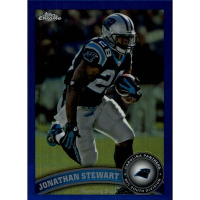 2011 Topps Chrome Blue Refractors #183 Jonathan Stewart