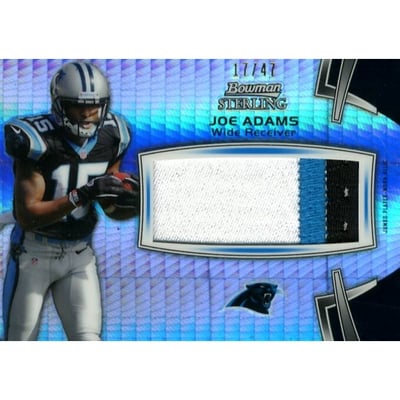 2012 Bowman Sterling Prism Refractors #BSJRRJA Joe Adams JSY/47