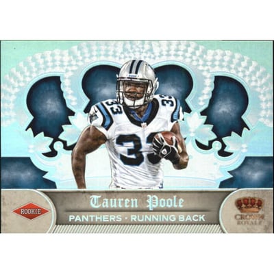 2012 Crown Royale Silver Holofoil Non-Die Cut #237 Tauren Poole